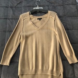 Tan Knit Top